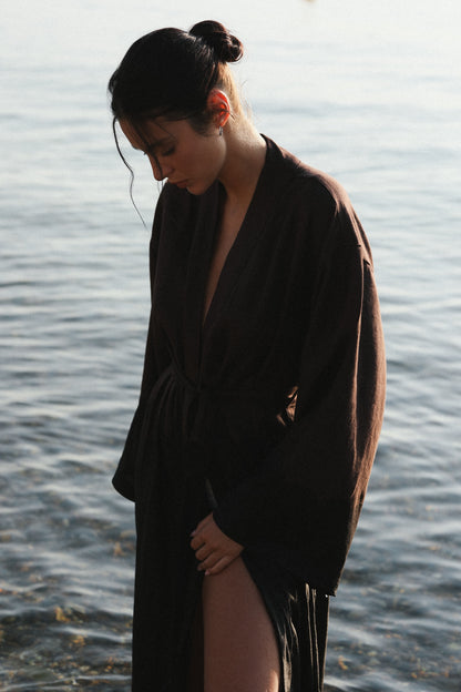 Kimono Petra | Deep Espresso